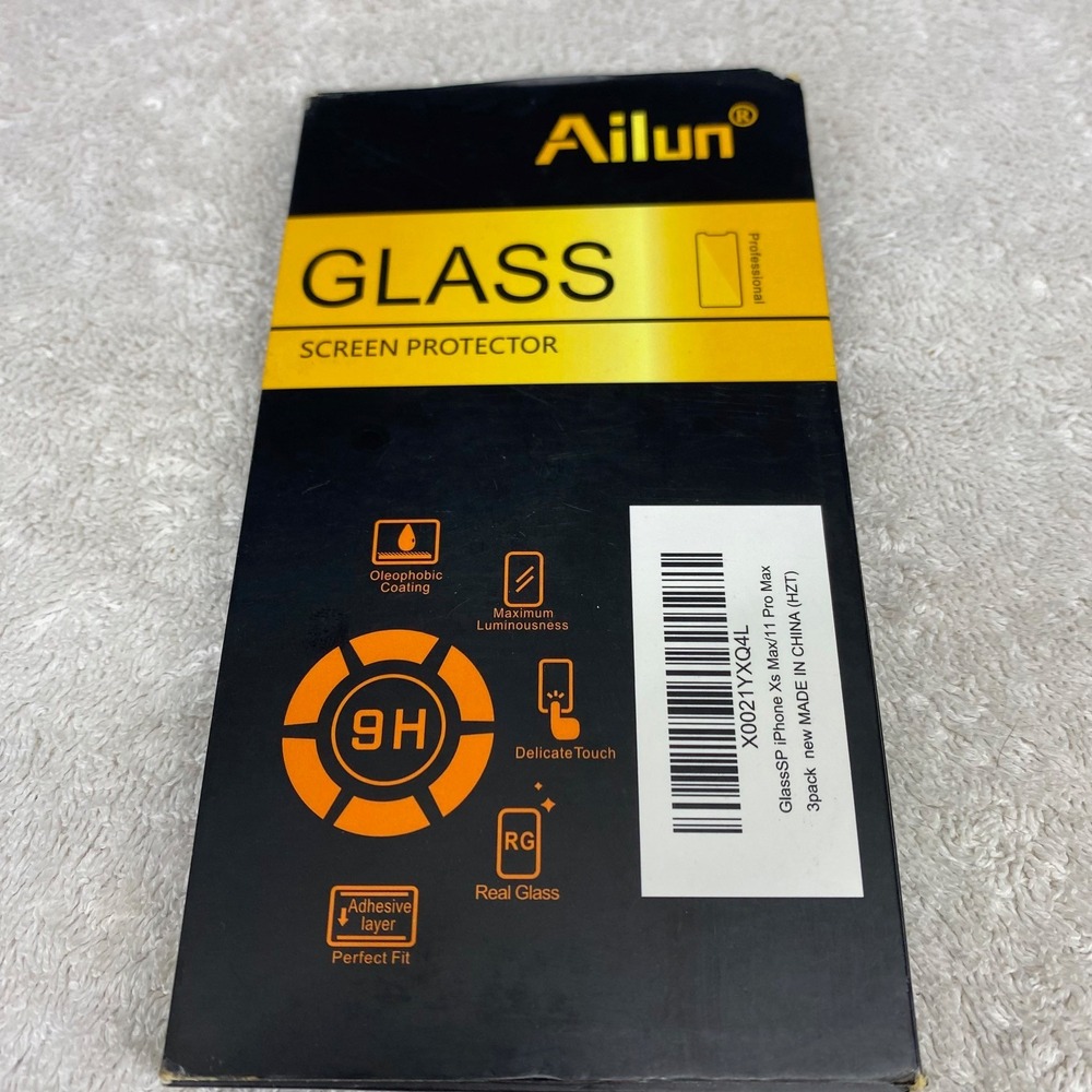 Ailun 3 Pack Tempered Glass Screen Protector for iPhone Xs Max & 11 Pro Max 9H